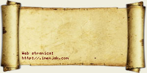 Teofan Debeljak vizit kartica